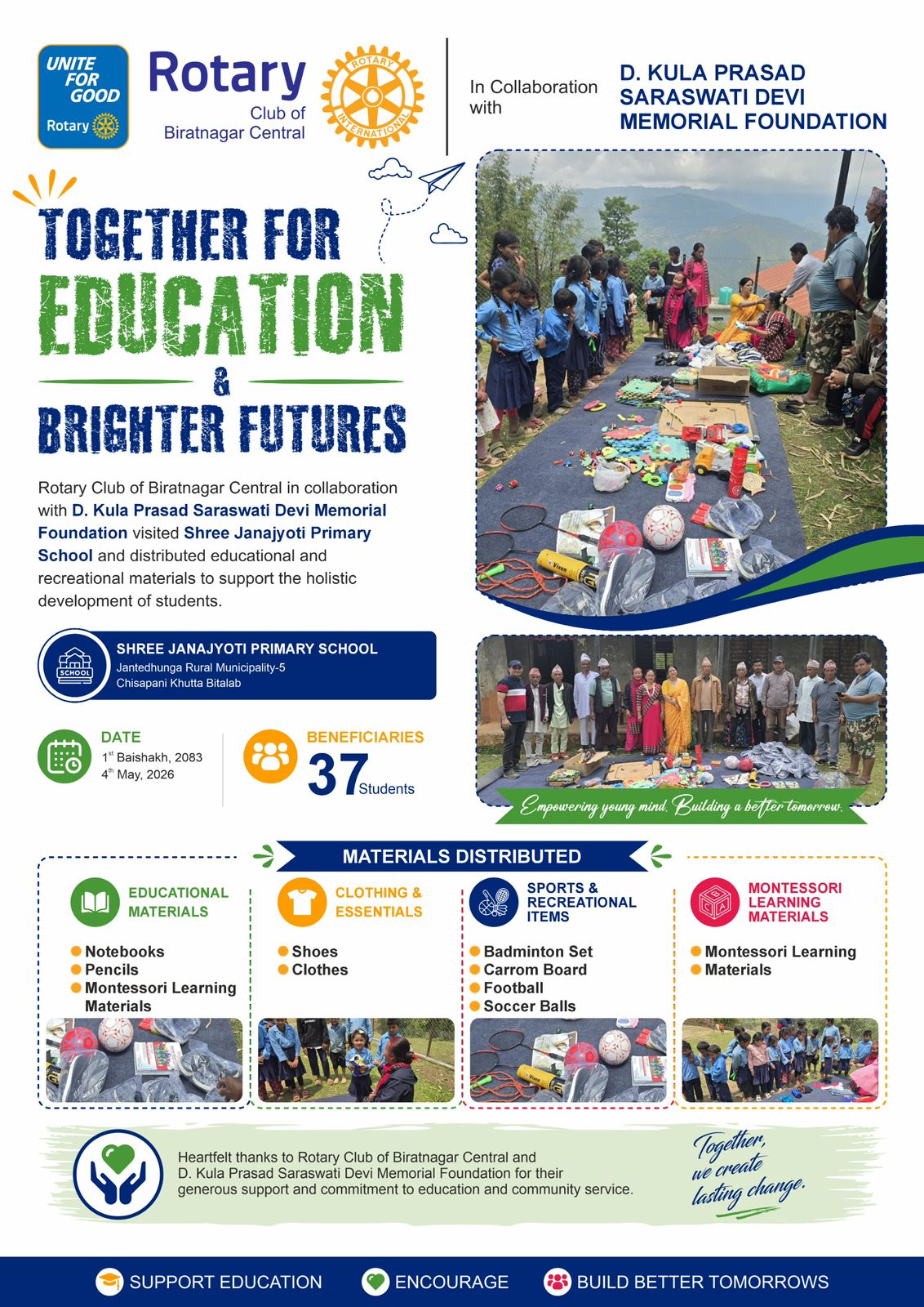 Together For Education & Brighter Futures