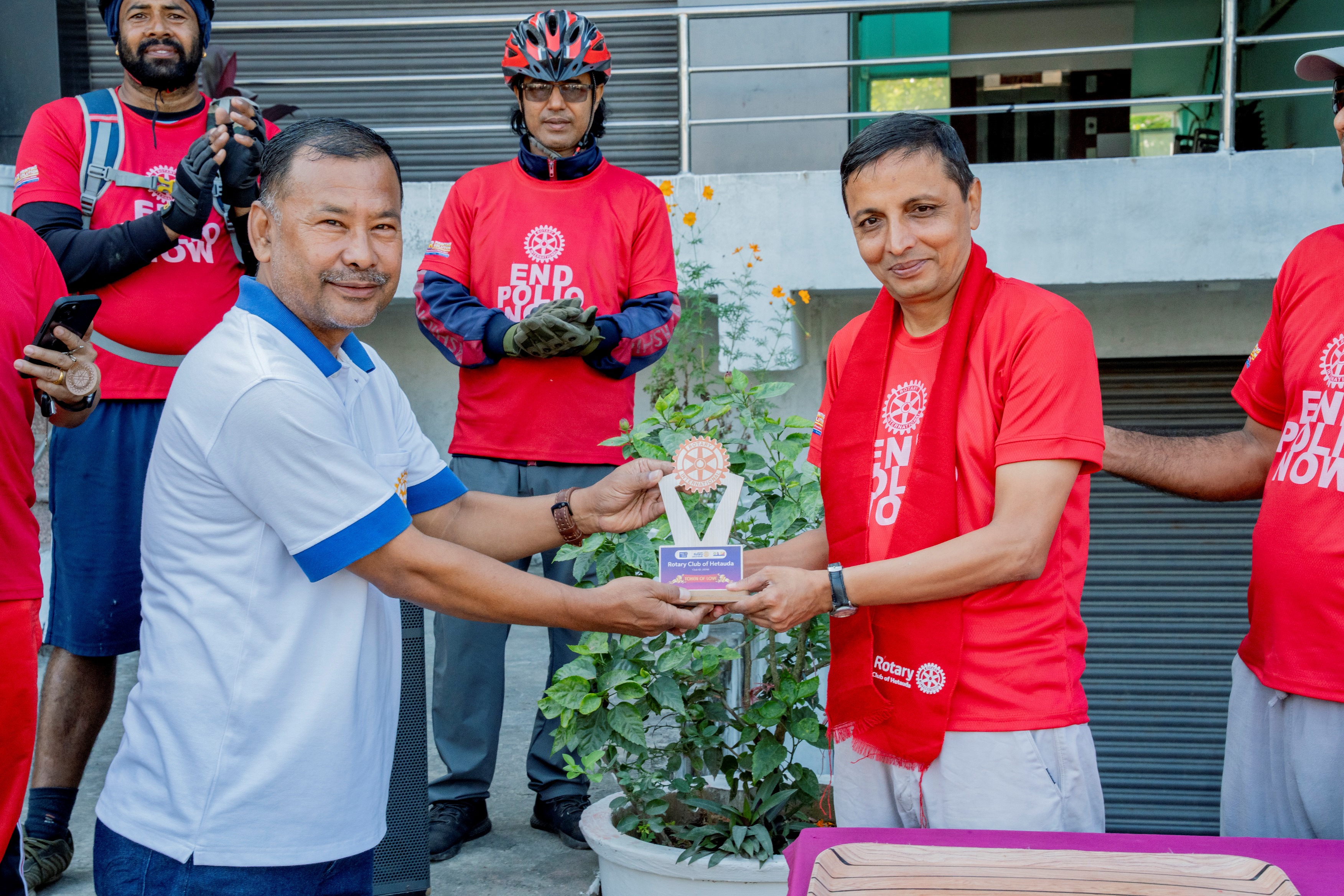 “End Polio Now” Cycle Rally Program