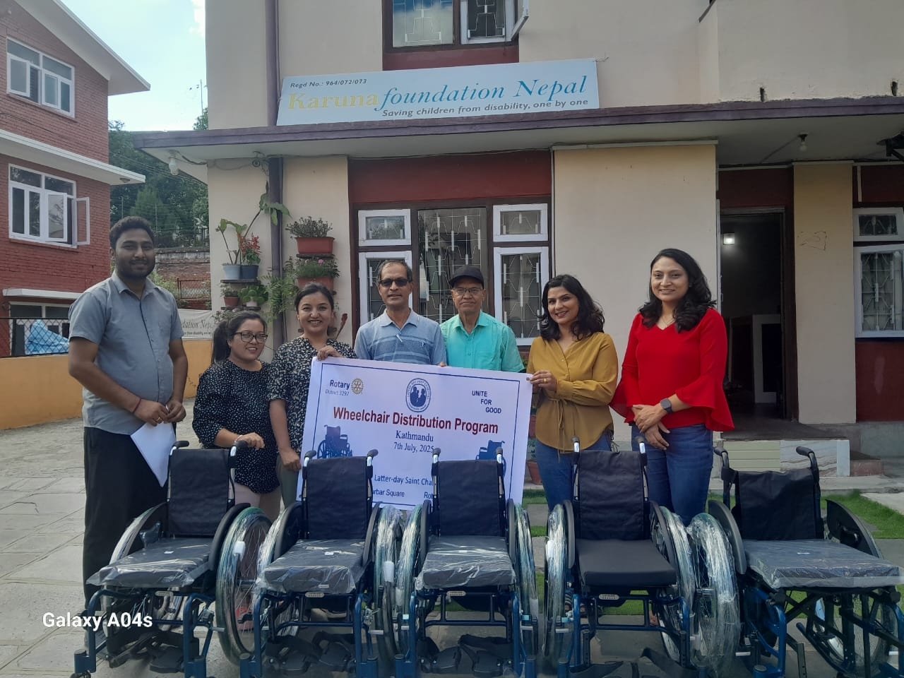 Distributed Wheelchairs to Children with Cerebral Palsy