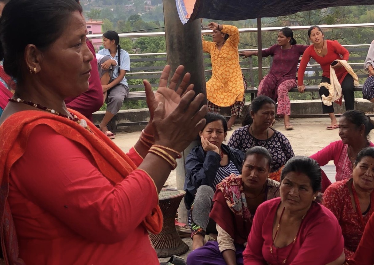 seed funding  contribution to  women’s groups supporting self-employment and skill development