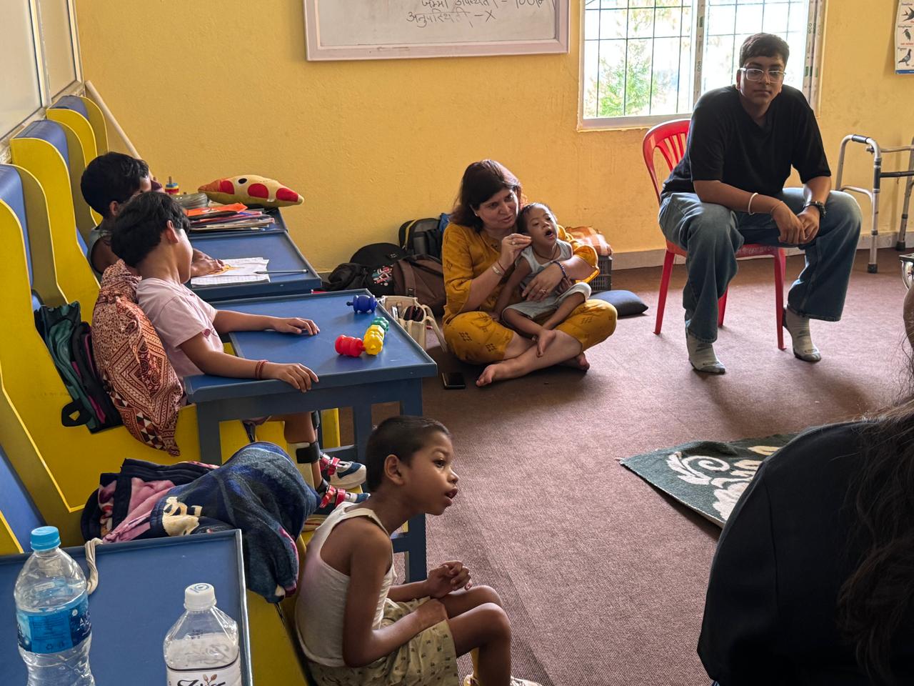 1-Day Storytelling program at CP Centre & a month's food supply support to the centre