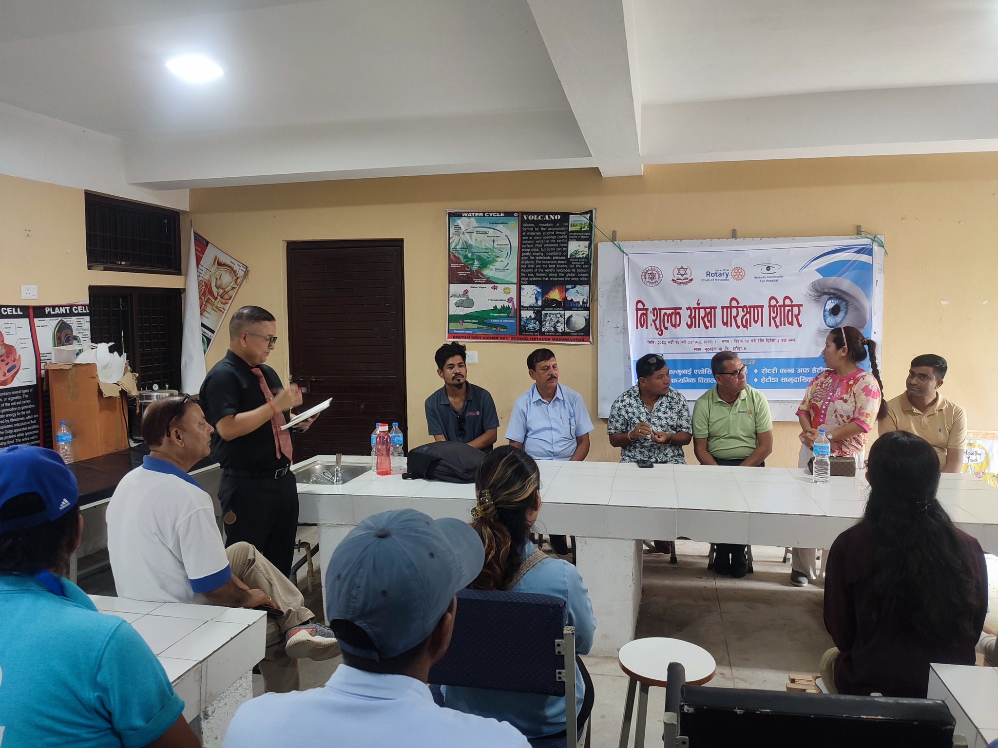 Free eye check up camp in school