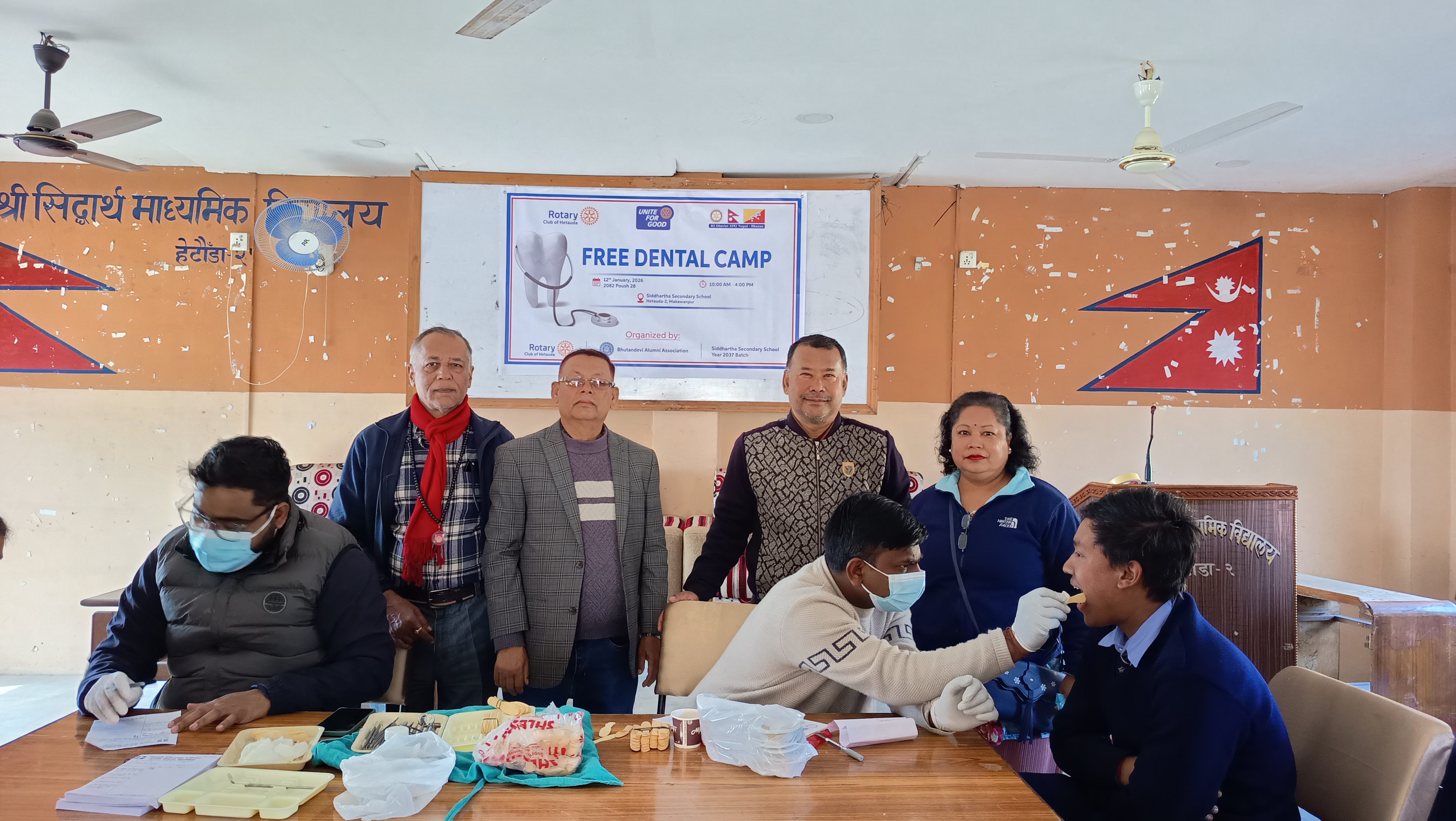 Free dental check-up camp