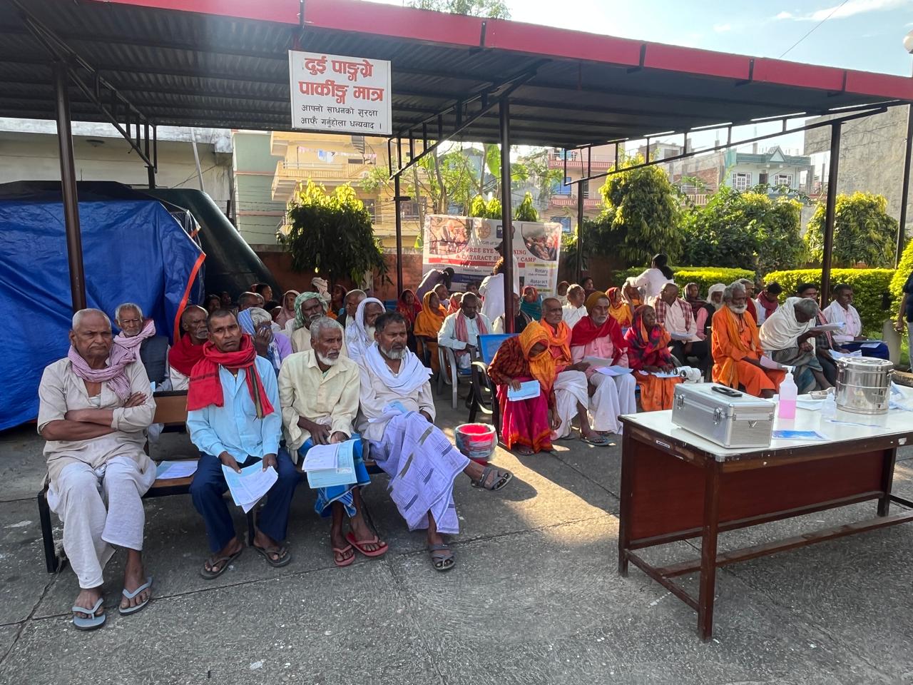 The first phase of cataract surgery camp completed