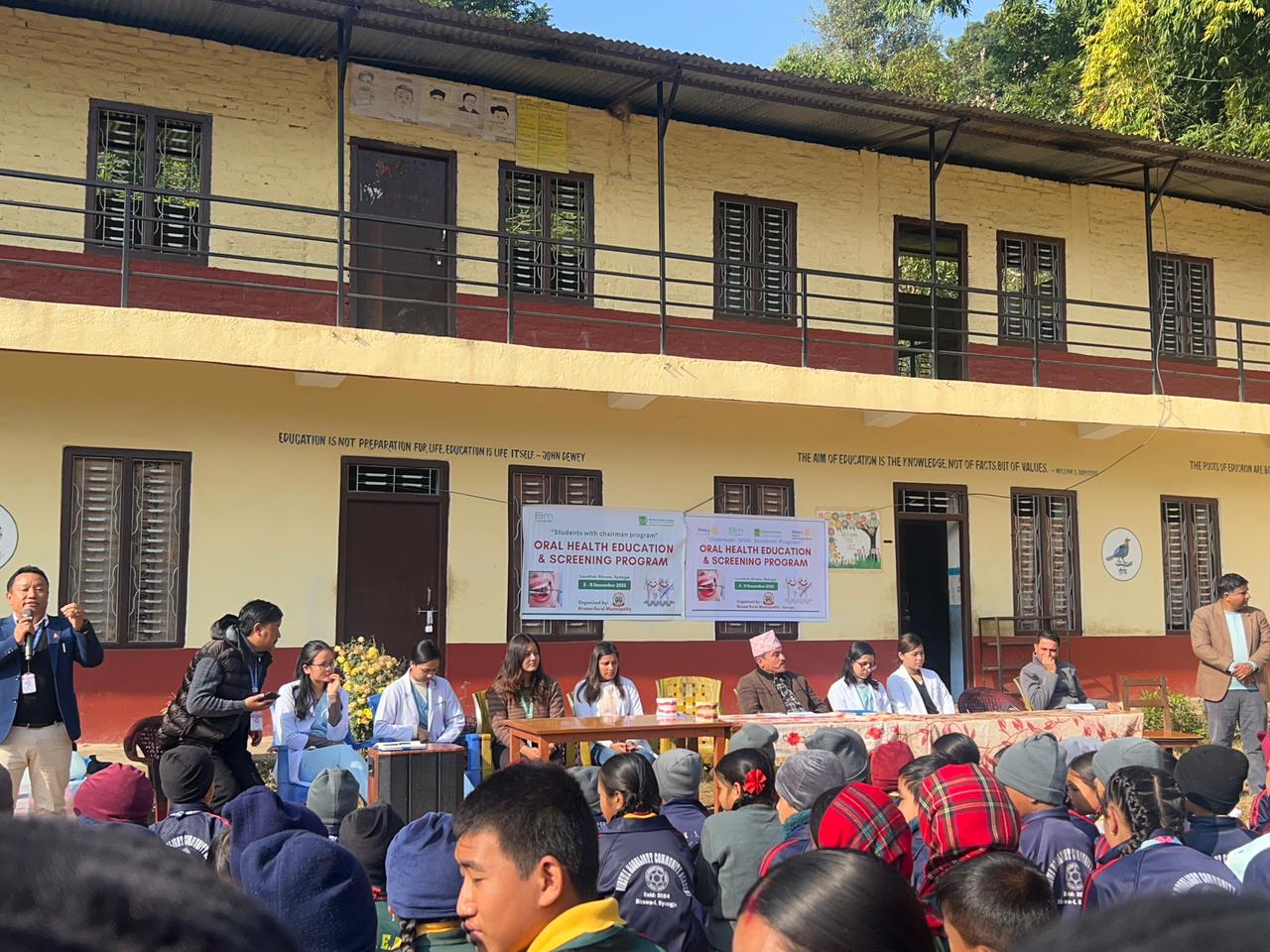 Oralhelth education and screening program