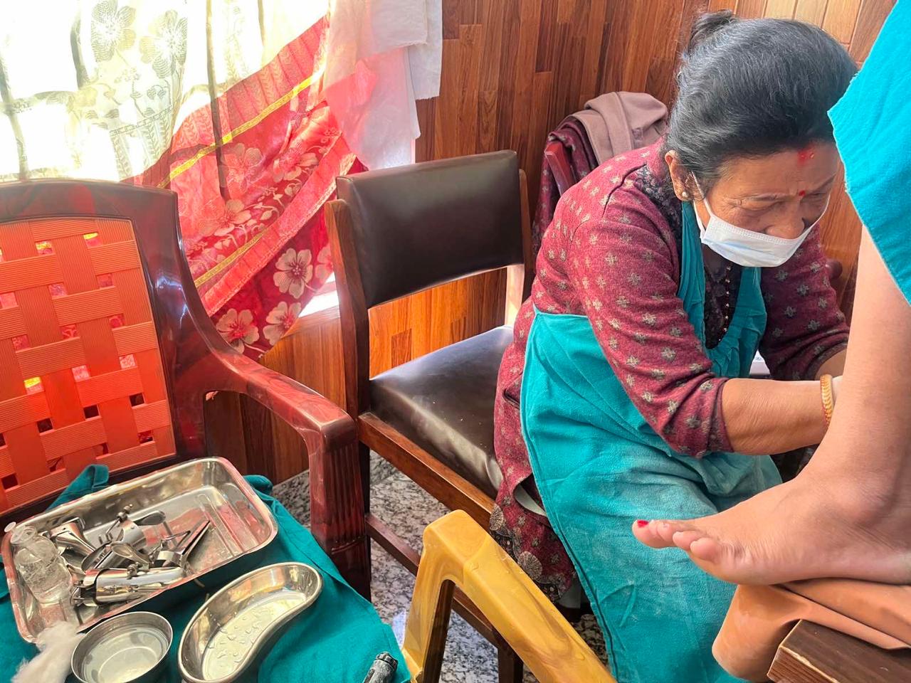cervical cancer awareness and  screening  camp