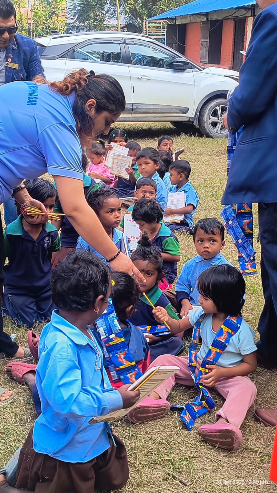 Stationery Support, Nutrition and Montessori Training at Gyandeep School