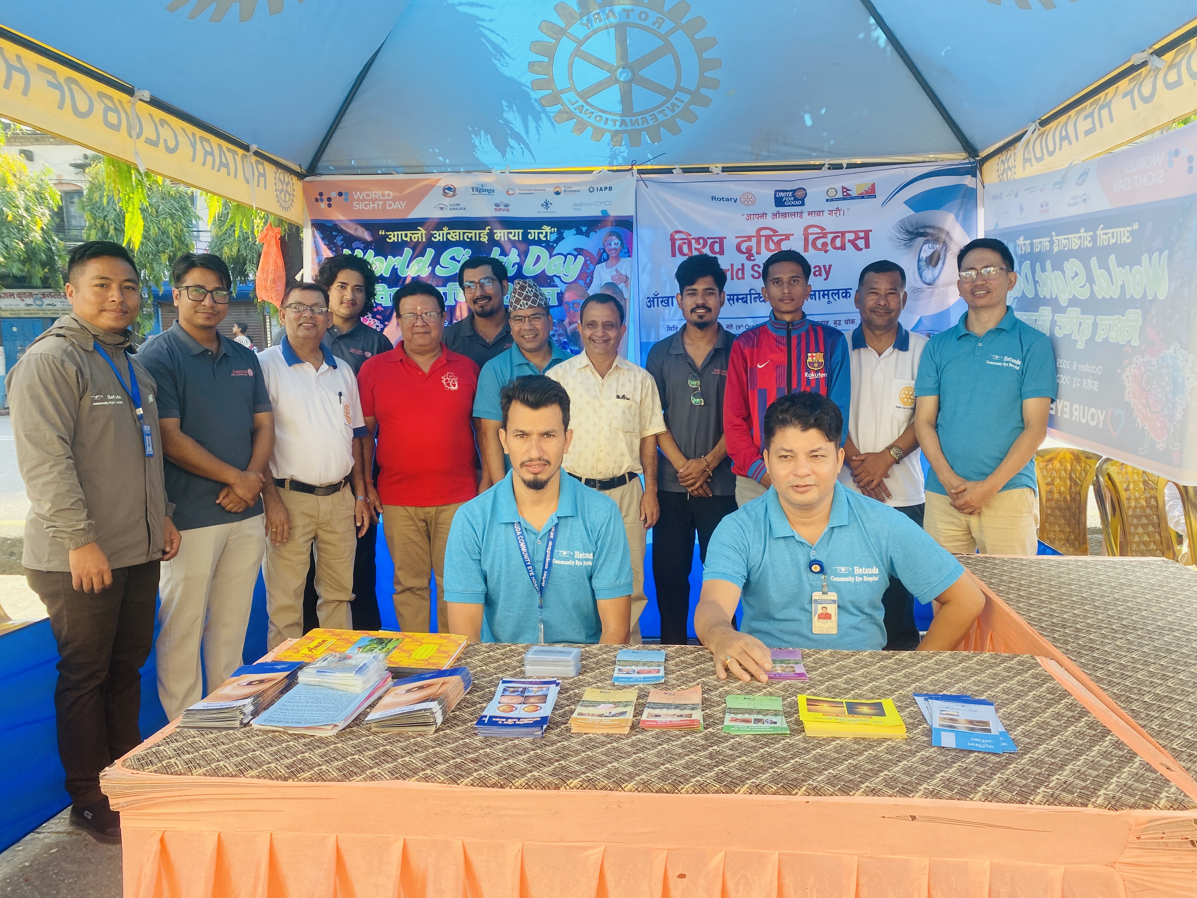 World Sight Day - Public awareness stall on eye health