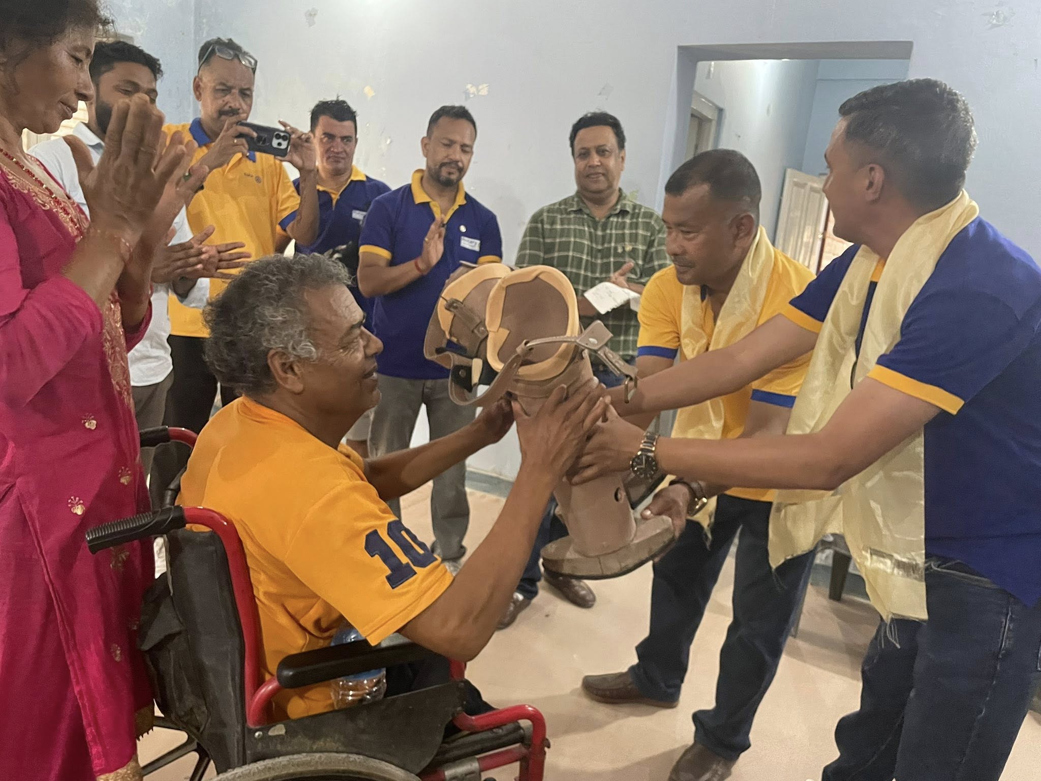Financial Support for artificial legs (limbs)