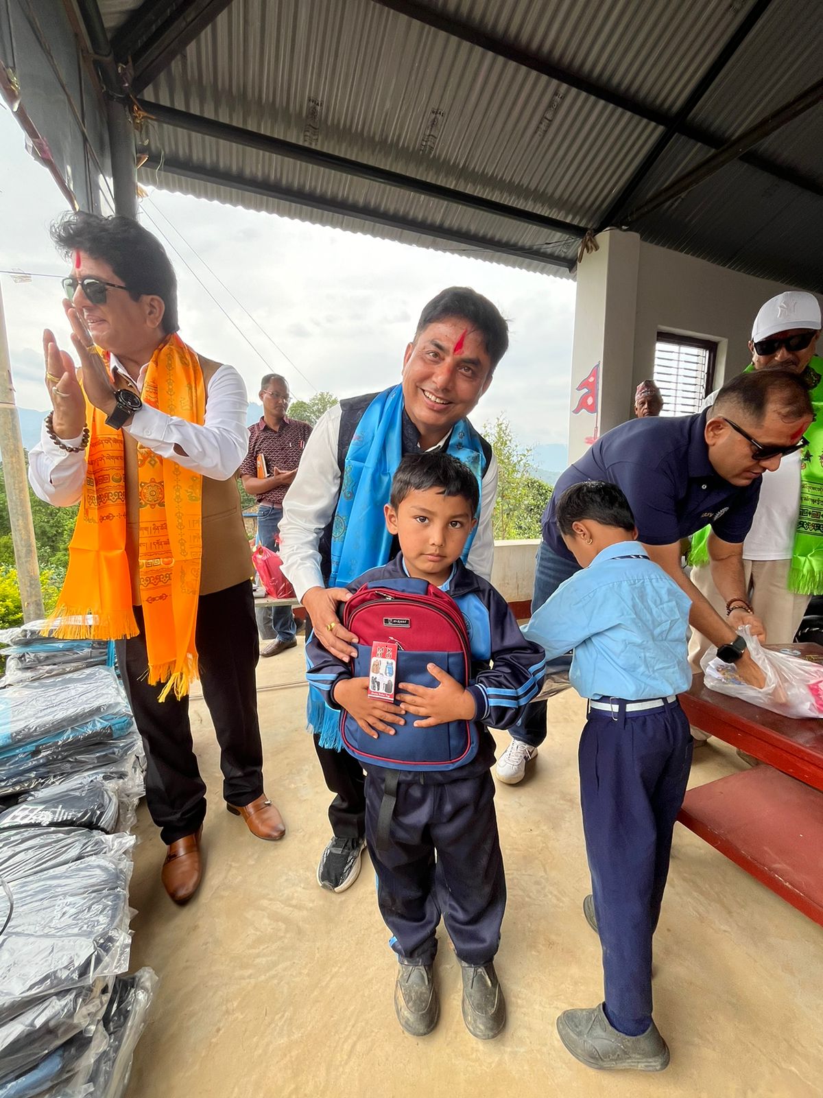 Computer Lab handover & and school bags distribution to students of Shree Sarvoday Janak Madhyamik Vidyalaya Jaimini Baglung