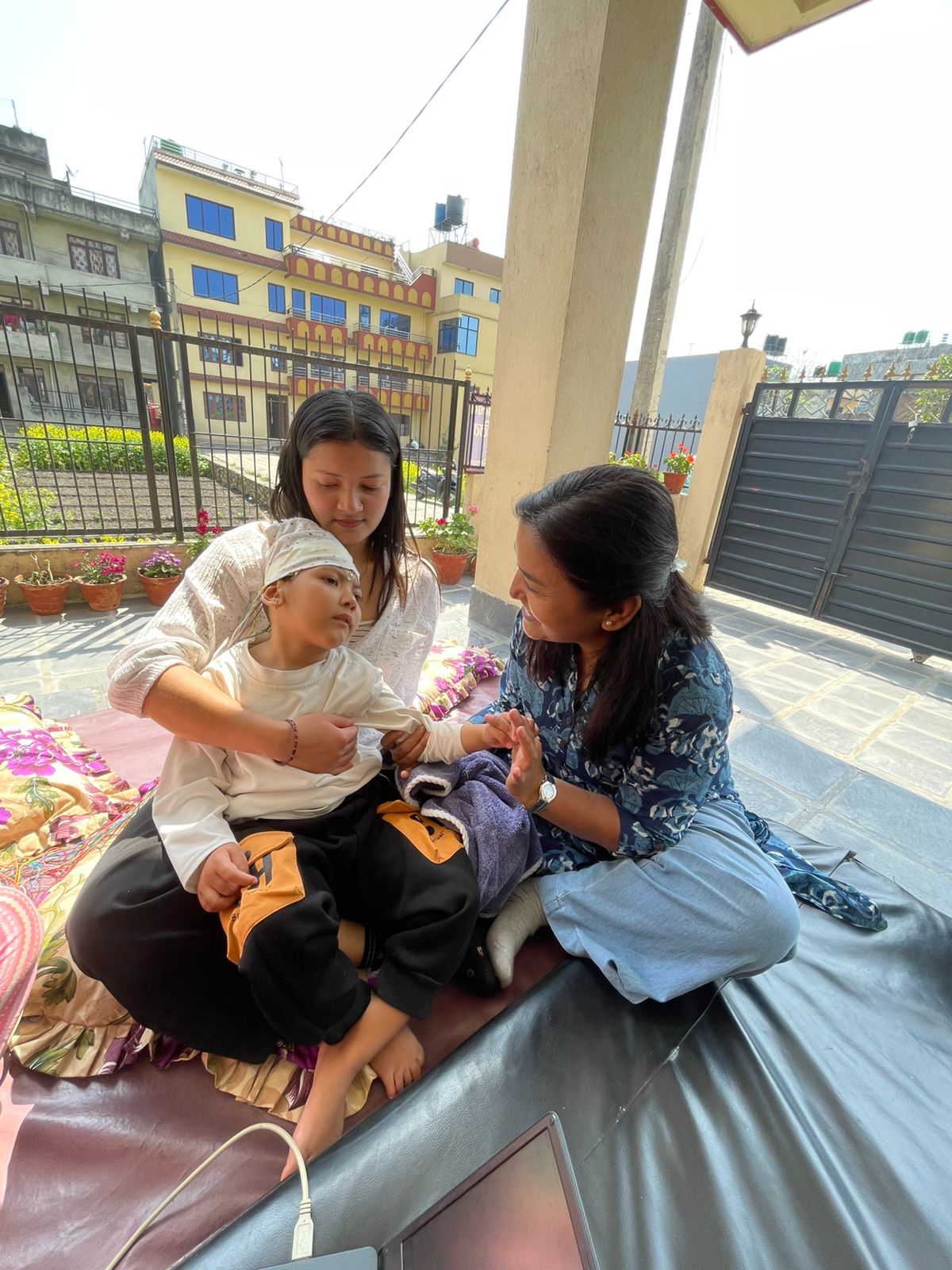 Free Health Camp for Children with Cerebral Palsy in Thimi Day Care center