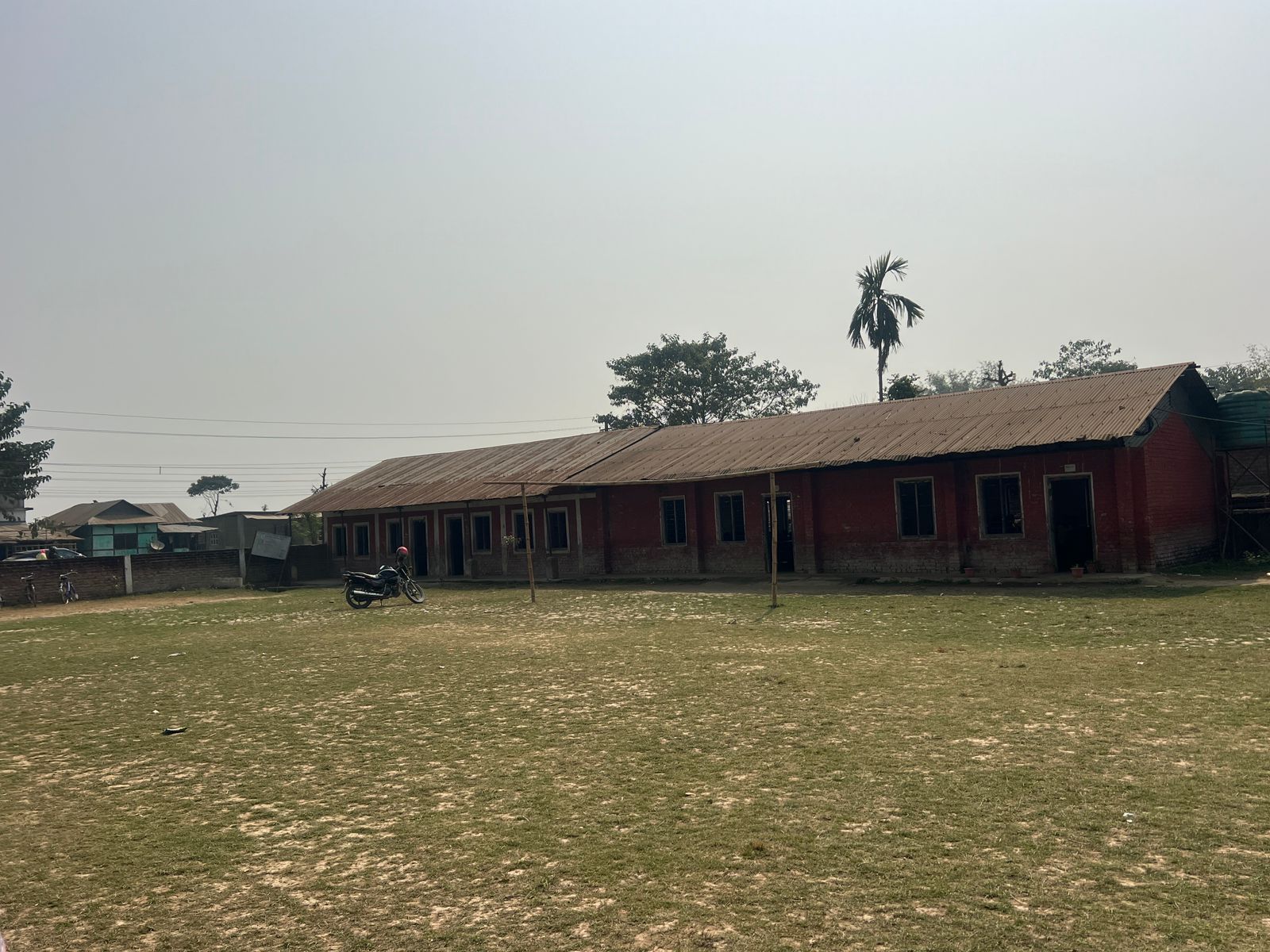 Reconstruction of School Building ,Construction of uplifted Toilet and High Raised Tube wells