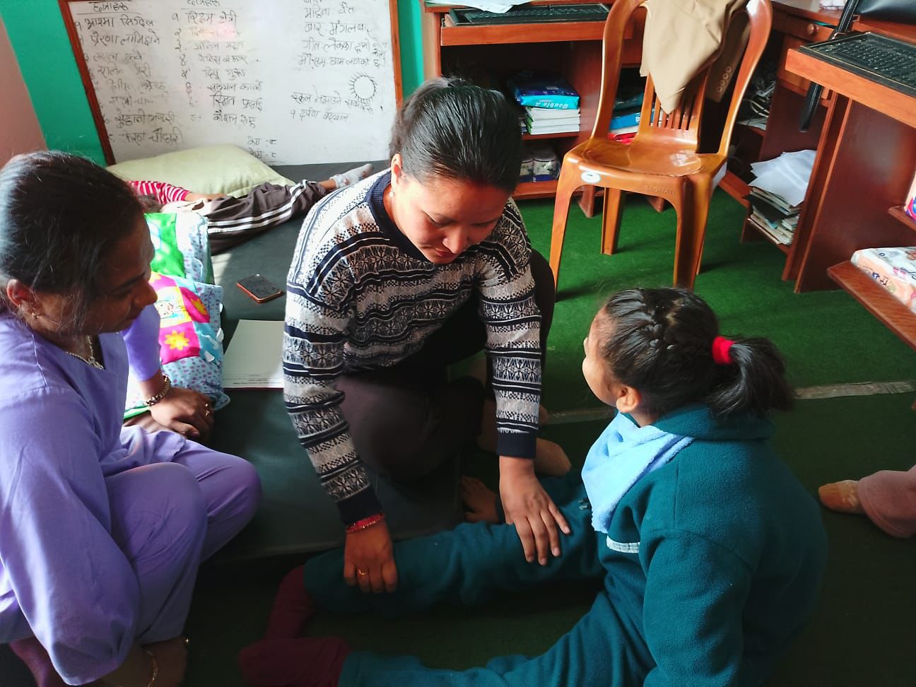 Free Health Camp for Children with Cerebral Palsy in Thimi Day Care center