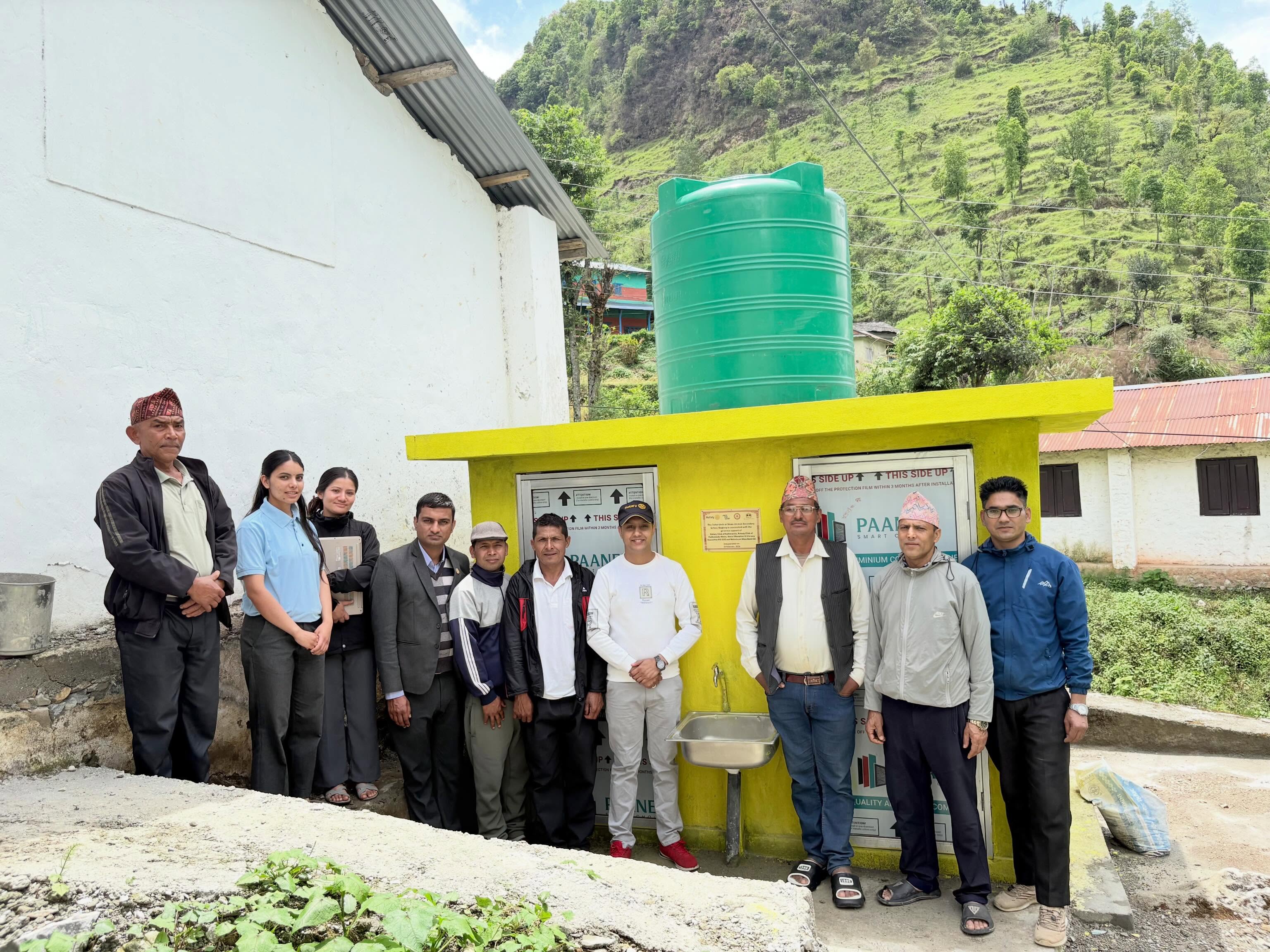 Girls Toilet Project : Bhrikuti Secondary School, Baglung