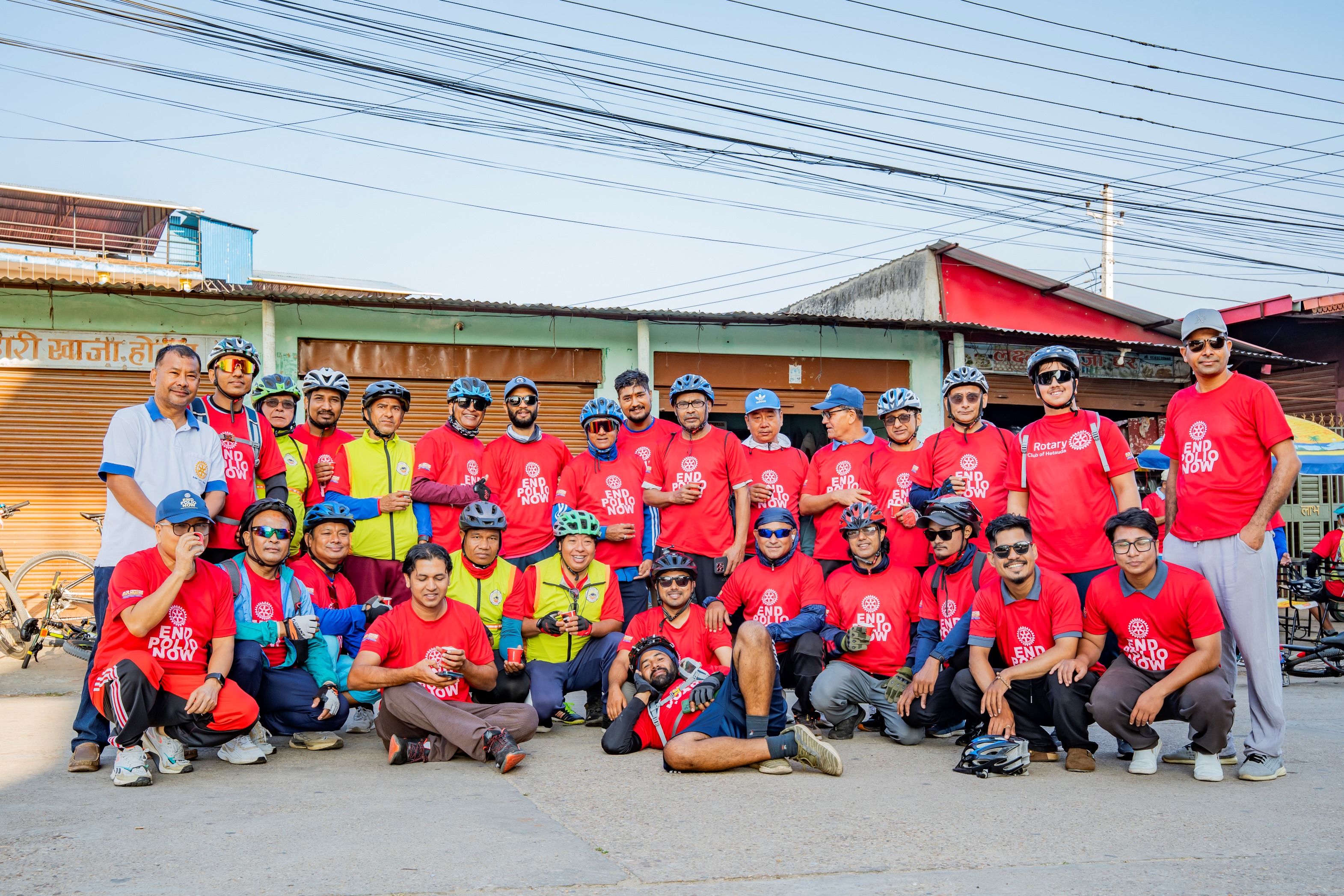 “End Polio Now” Cycle Rally Program
