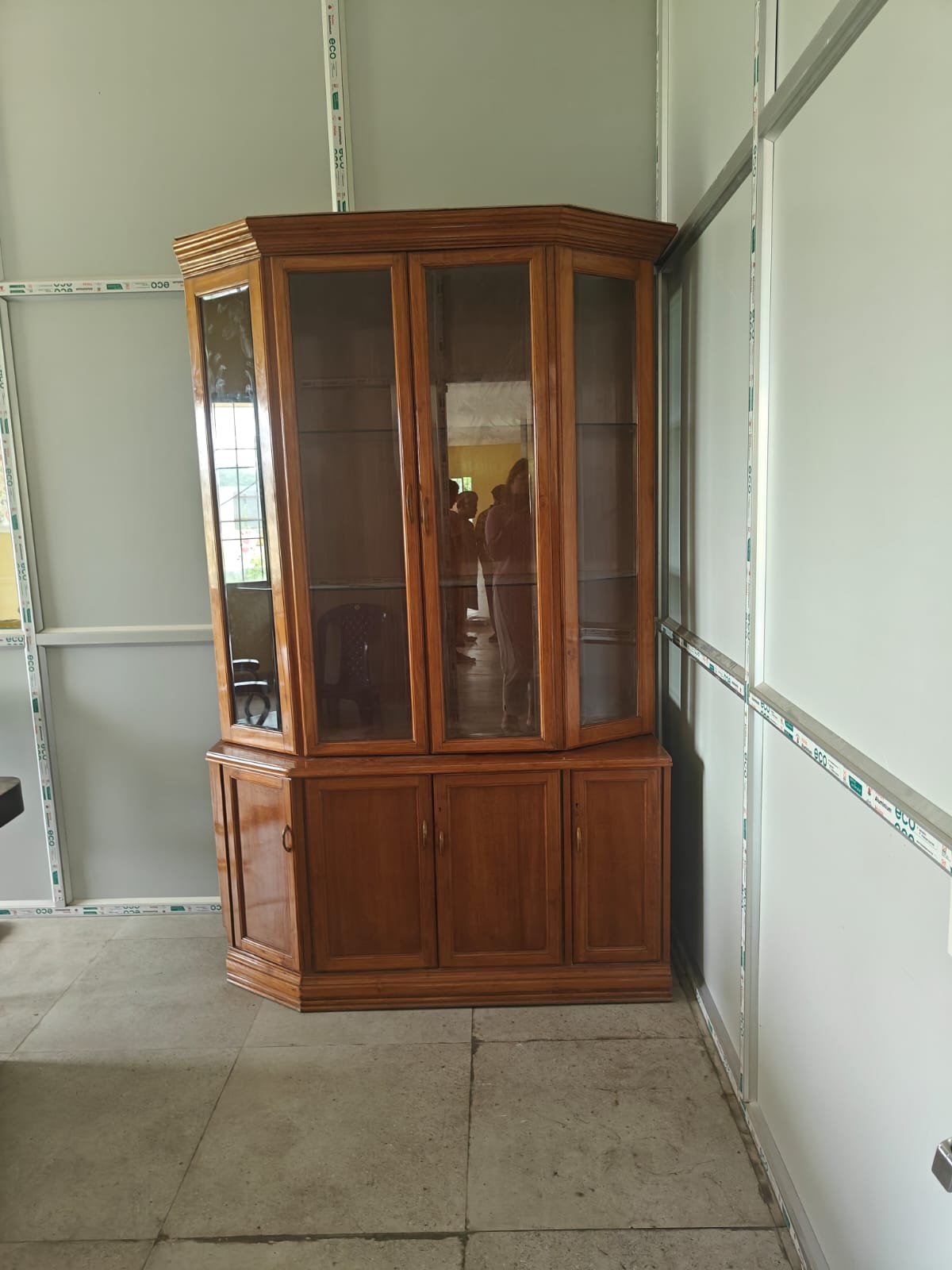 Installation of Teak Wood Showcase Almirah at Cerebral Palsy Day Care Centre