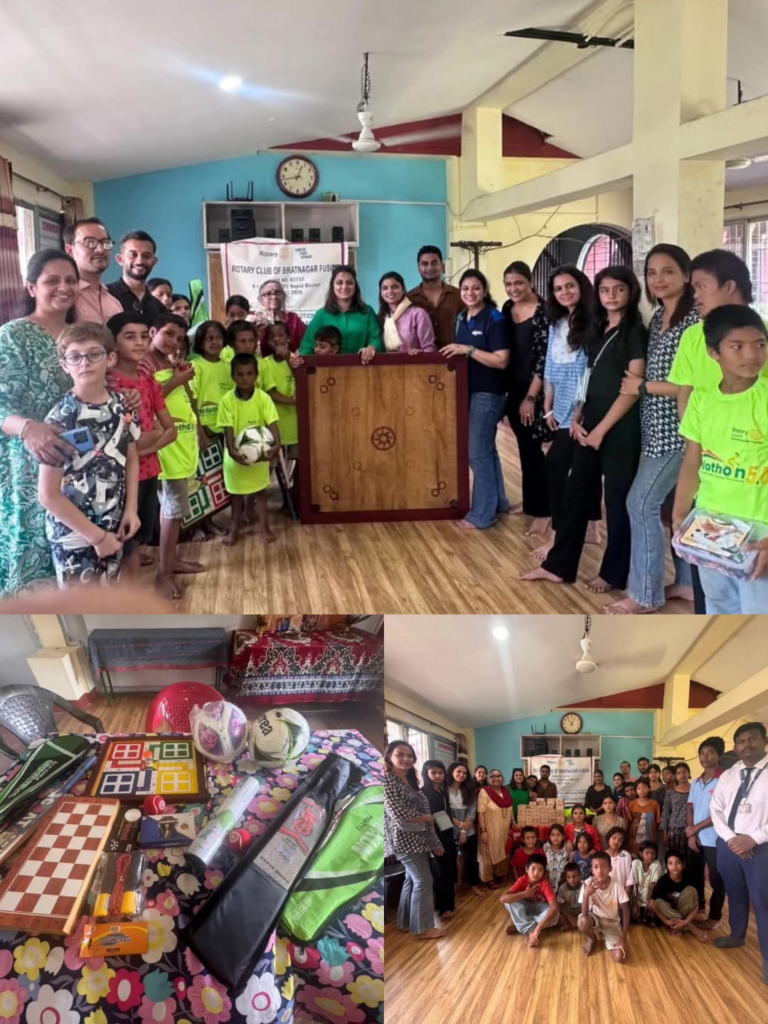 Inspiring Active Childhoods  through Sports Material Distribution