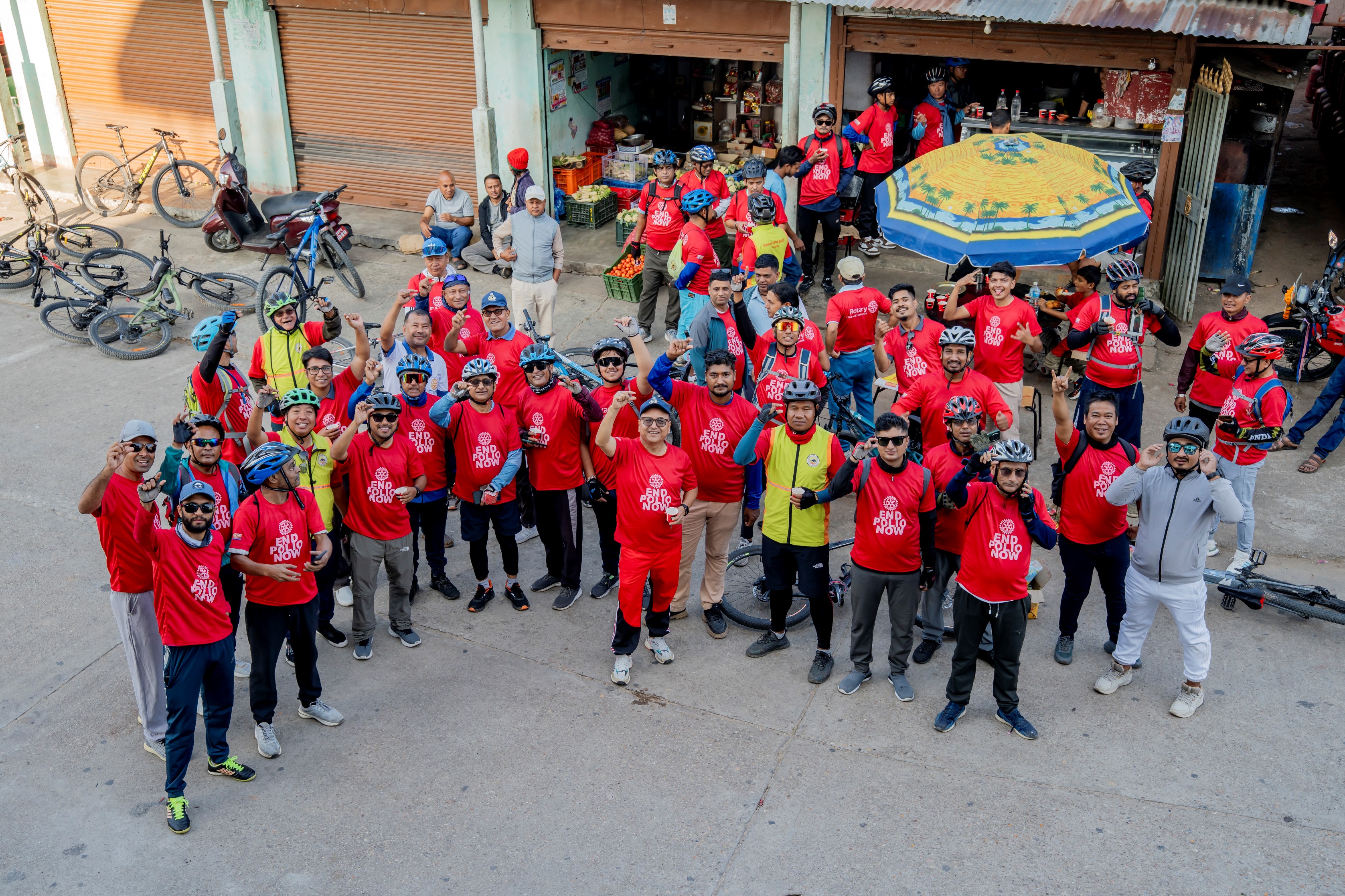 “End Polio Now” Cycle Rally Program