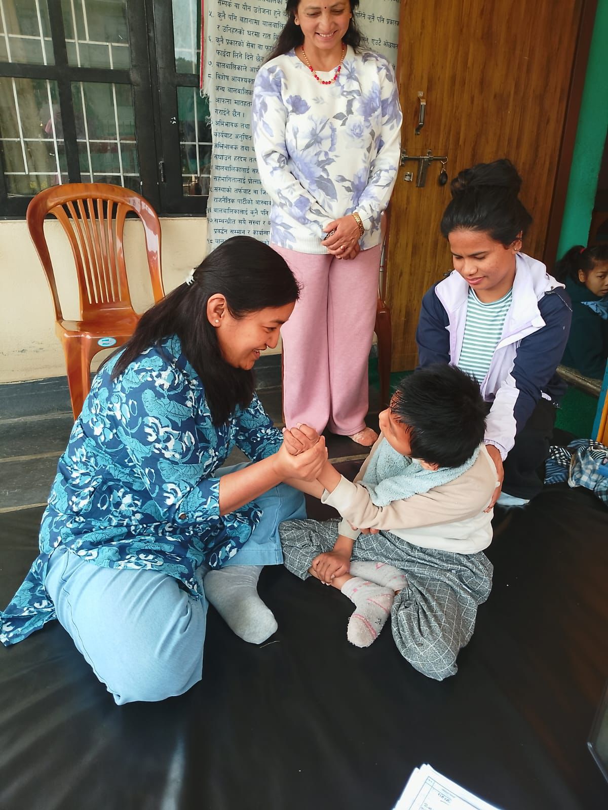 Free Health Camp for Children with Cerebral Palsy in Thimi Day Care center
