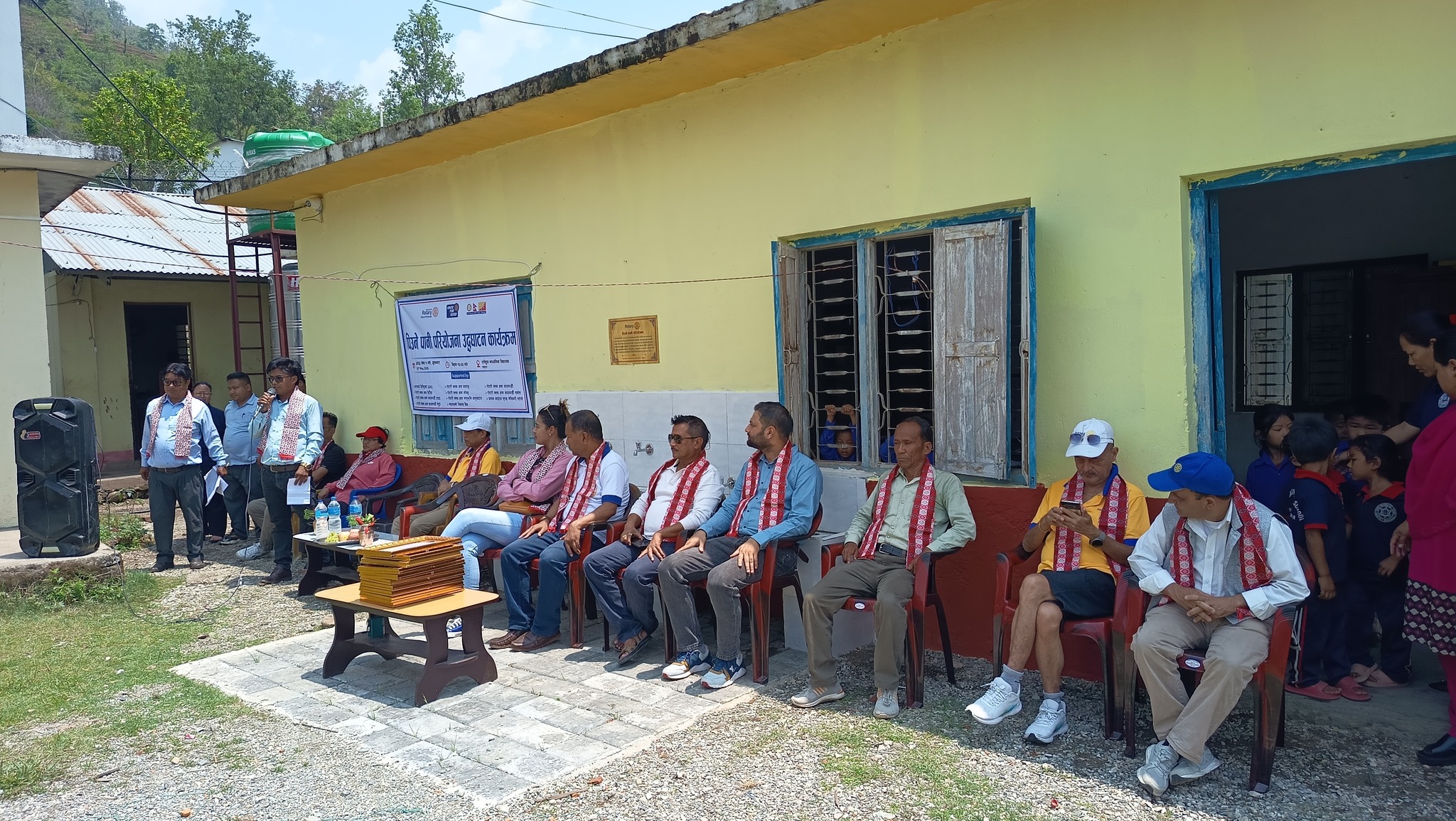 Rotary and Partners Build Clean Water Facility in School