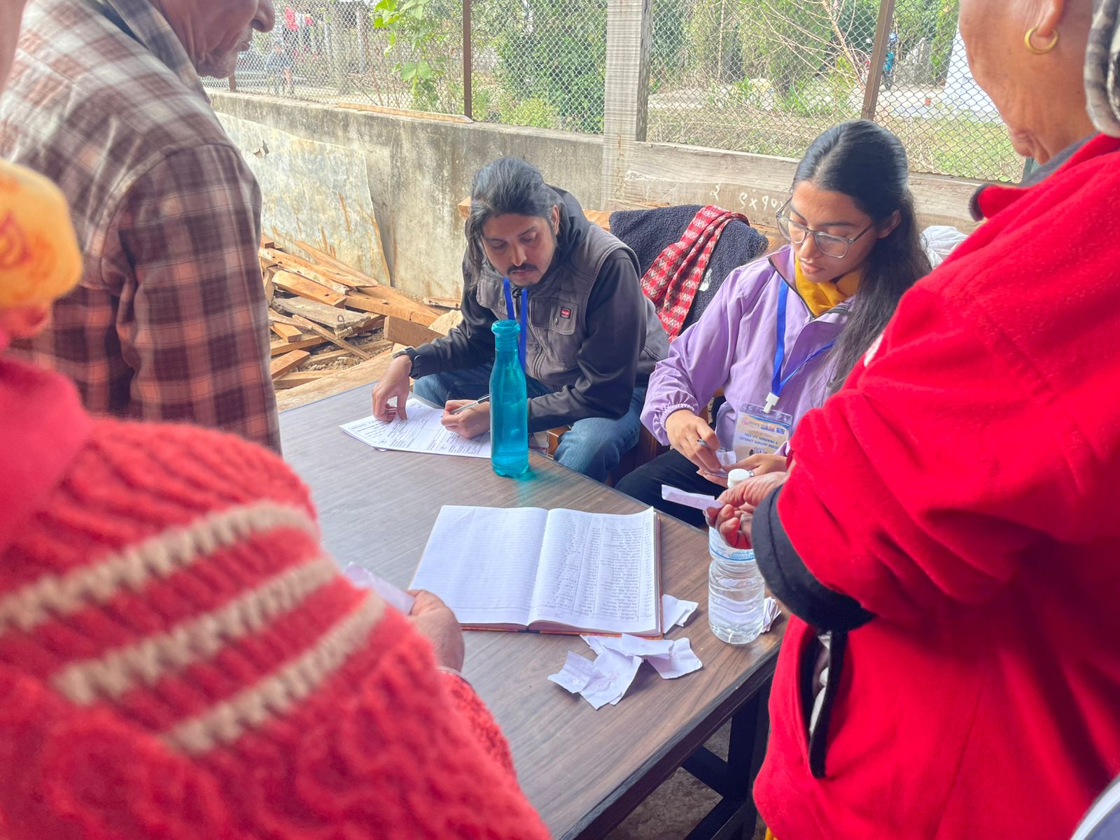 Free Eye Screening Camp in Ghurkauli, Hariwan 6, Sharlahi
