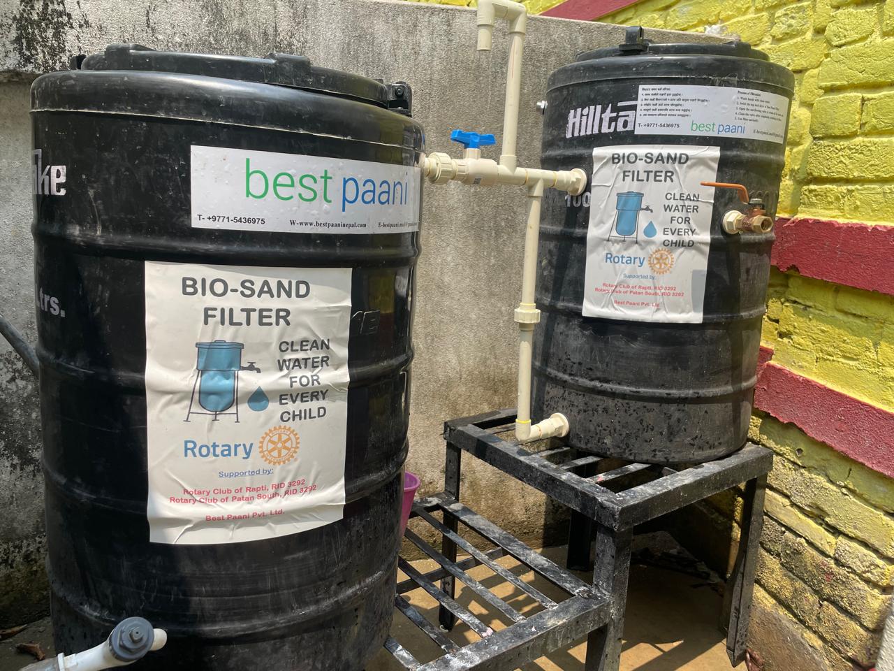 Bio sand filter Handover