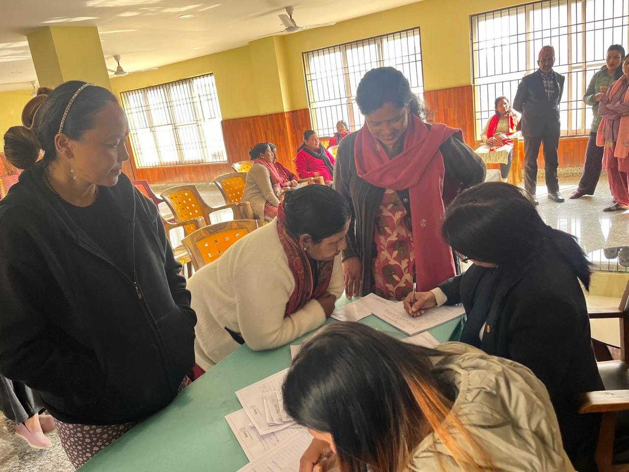 cervical cancer awareness and  screening  camp